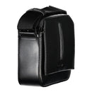 Black Polyester Men's Shoulder Bag
