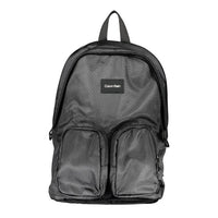 Nero Polyester Mens Backpack