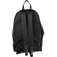 Black Polyester Men's Backpack