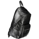 Black Polyester Men's Backpack