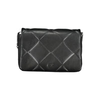 Black Polyester Women's Shoulder Bag