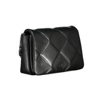 Black Polyester Women's Shoulder Bag