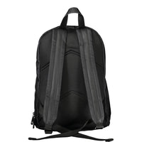 Black Polyester Men's Backpack