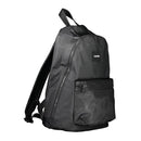 Black Polyester Men's Backpack