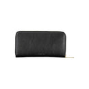 Black Polyester Women Wallet
