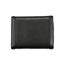 Black Polyurethane Women Wallet