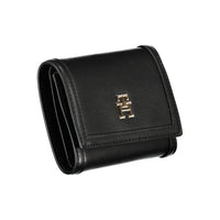Black Polyurethane Women Wallet
