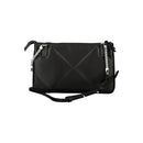 Black Polyester Women Shoulder Bag