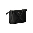 Black Polyester Women Shoulder Bag