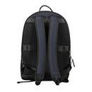 Blue Polyester Men Backpack
