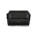 Black Polyester Women Shoulder Bag