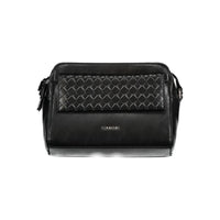 Black Polyester Women Shoulder Bag