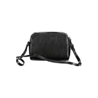 Black Polyester Women Shoulder Bag