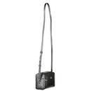 Black Polyester Women Shoulder Bag
