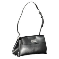 Nero Polyurethane Women Shoulder Bag