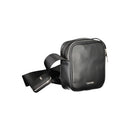Black Polyurethane Men Shoulder Bag