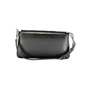 Black Polyurethane Women Handbag