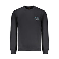 Black Cotton Men's Sweatshirt