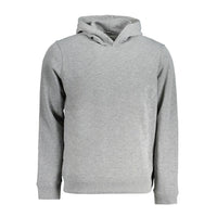 Grigio Polyester Men's Hoodie