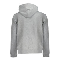 Grigio Polyester Men's Hoodie