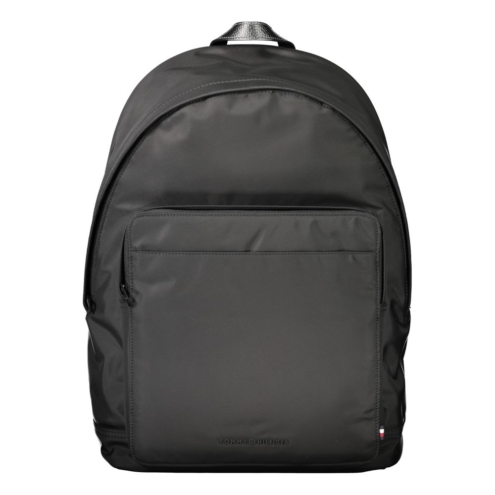 Nero Polyester Men Backpack