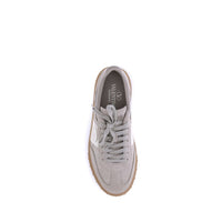 Beige Calf Leather Bos Taurus Low Top Sneakers