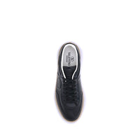 Black Rubber Low Top Sneakers