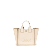 Beige Cotton Handbag