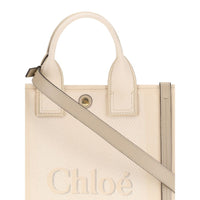 Beige Cotton Handbag