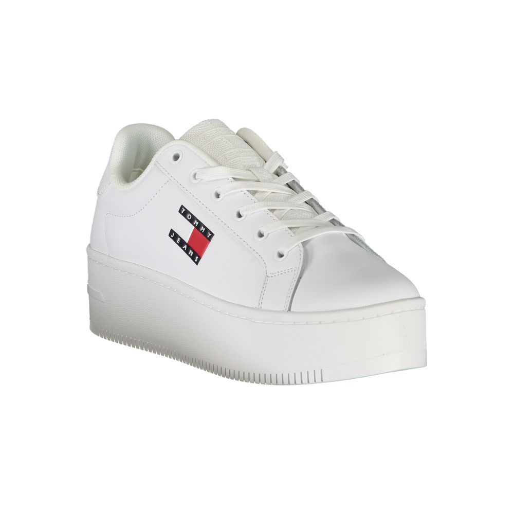 White Leather Women Sneaker