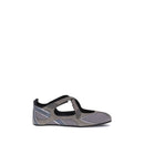 Gray Polyethylene Ballet Flats