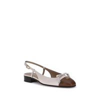Cream Goatskin Ballet Flats