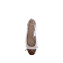 Cream Goatskin Ballet Flats