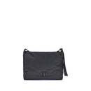Black Fabric Shoulder Bag