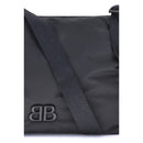 Black Fabric Shoulder Bag