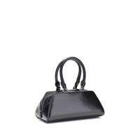 Black Calf Leather Bos Taurus Handbag