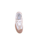 Beige Calf Leather Bos Taurus Low Top Sneakers