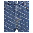 Blue Cotton Bermuda Shorts