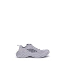 Gray Polyester Athletic Sneakers