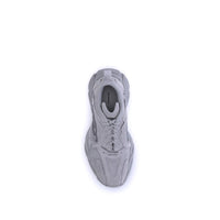 Gray Polyester Athletic Sneakers