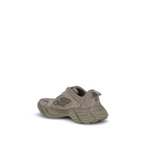 Beige Polyester Athletic Sneakers