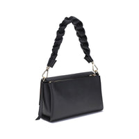 Black Calf Leather Bos Taurus Shoulder Bag
