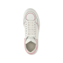 White Calfskin Low Top Sneakers