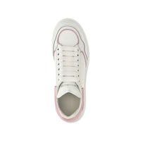 White Calfskin Low Top Sneakers