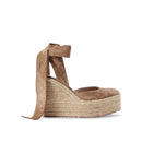 Beige Calfskin Espadrilles