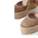 Beige Calfskin Espadrilles