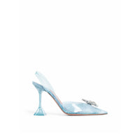 Blue Plexiglass High Heel Pumps