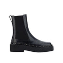 Black Calfskin Chelsea Boots