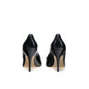Black Calfskin High Heel Pumps