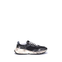 Black Calf Leather Bos Taurus Athletic Sneakers